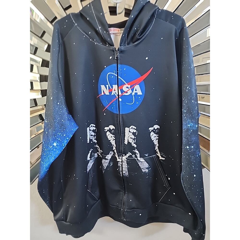 Nasa Blue Hoodie 2L Apollo 50 Years